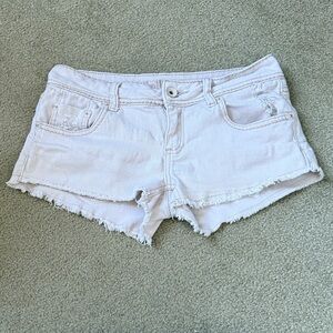 Dollhouse White Jean Shorts
